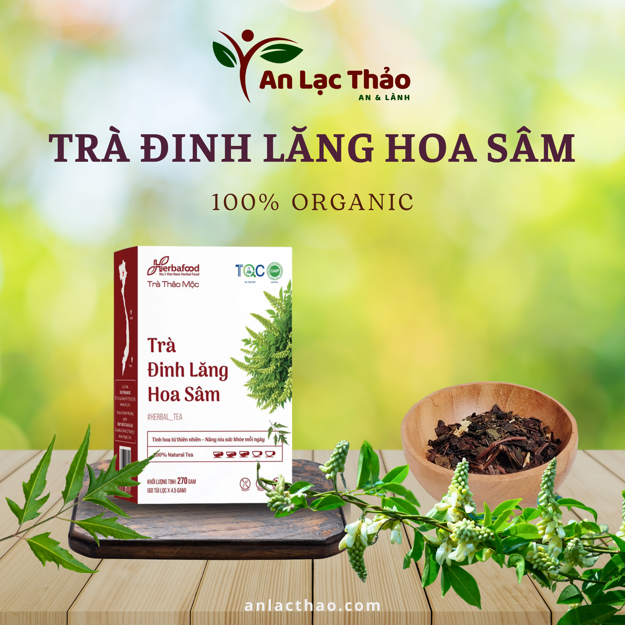 Trà Đinh Lăng Hoa Sâm